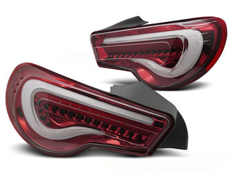 Achterlichten voor TOYOTA GT86 2012-2021 LED rood/wit
