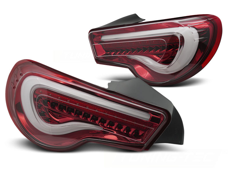 Achterlichten voor TOYOTA GT86 2012-2021 LED rood/wit