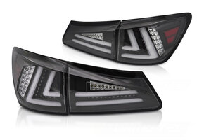 Achterlichten voor Lexus IS II 2006-2013 LED zwart