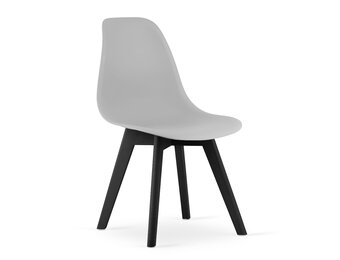 Eetkamerstoel - 2 stuks - grijs - 80x46x54.5 cm