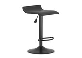 Barkruk - 2 stuks - zwart eco-leer - 360 graden draaibaar - hoogteverstelling 63-84 cm