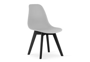 Eetkamerstoel - 3 stuks - grijs - 80x46x54.5 cm