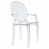 Transparante stoel - 2 stuks - polycarbonaat - stapelbaar