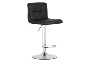 Barkruk met rugleuning - 2 stuks - eco-leer - verstelbare hoogte