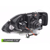 Koplampen voor DACIA LOGAN 2004-2008 ANGEL EYES zwart