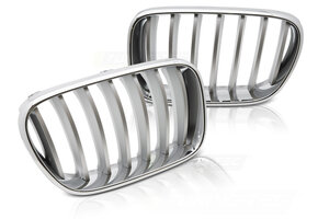 Grille voor BMW X3 F25 2010-07/2014 chroom titan