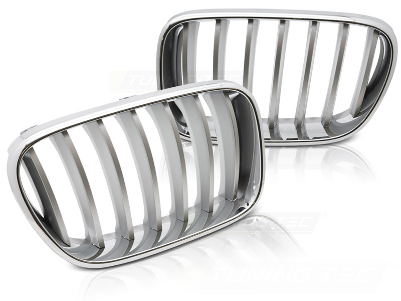 Grille voor BMW X3 F25 2010-07/2014 chroom titan