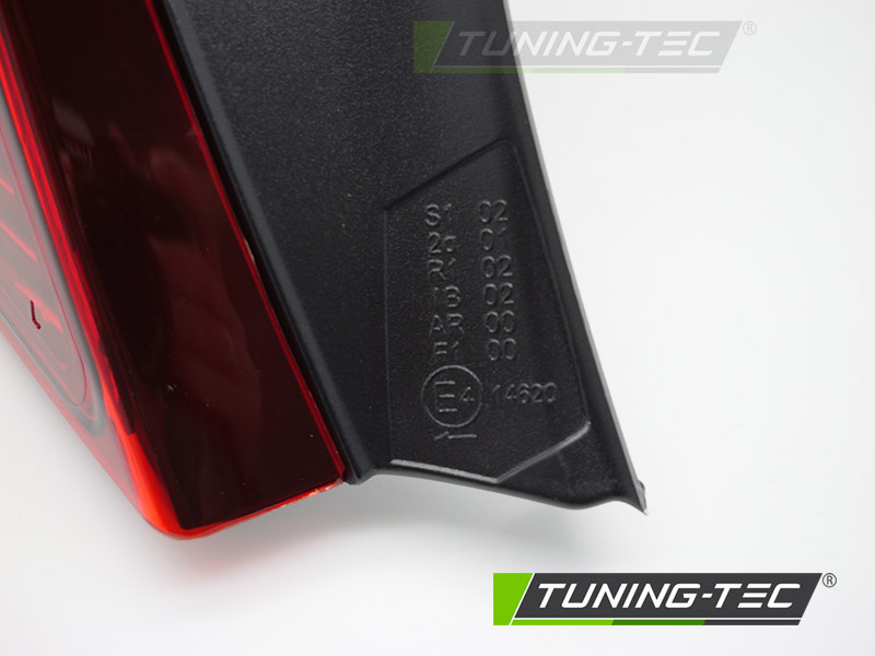 Rechts achterlicht geschikt voor OPEL CORSA D (2006-2011) 3D rood smoke sport TYC