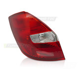 Linker achterlicht rood wit TYC geschikt voor SKODA FABIA hatchback/station 2007-2014