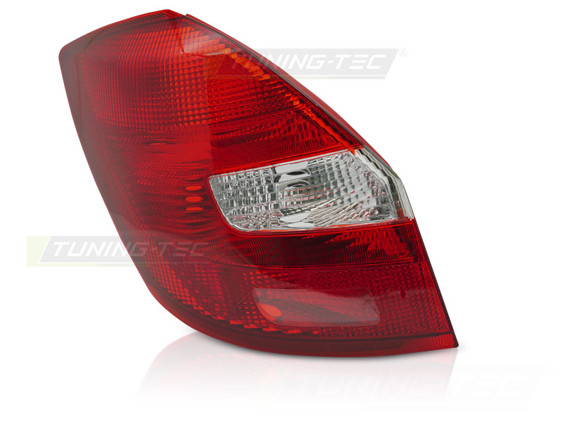 Linker achterlicht rood wit TYC voor SKODA FABIA hatchback/station 2007-2014