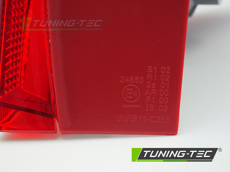 Linker achterlicht rood wit TYC geschikt voor SKODA FABIA hatchback/station 2007-2014