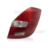 Rechter achterlicht geschikt voor SKODA FABIA Hatchback/Station 2007-2014 - TYC rood wit