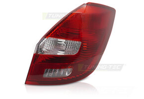 Rechter achterlicht geschikt voor SKODA FABIA Hatchback/Station 2007-2014 - TYC rood wit