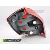 Rechter achterlicht voor SKODA FABIA Hatchback/Station 2007-2014 - TYC rood wit