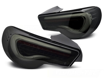 Achterlichten voor TOYOTA GT86 2012-2021 LED zwart smoke wit