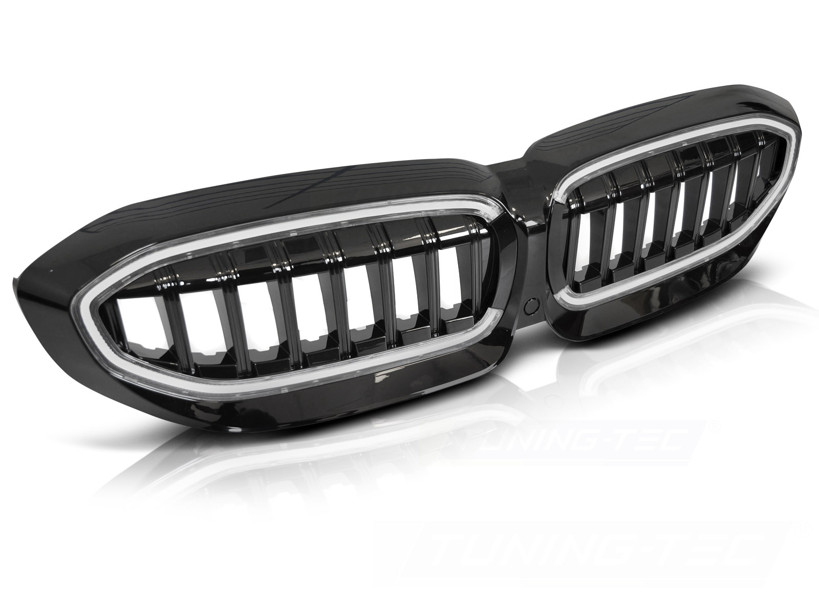 Grille met LED geschikt voor BMW G20/G21 2019-2022 glanzend zwart
