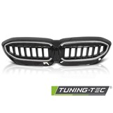 Grille met LED voor BMW G20/G21 2019-2022 glanzend zwart