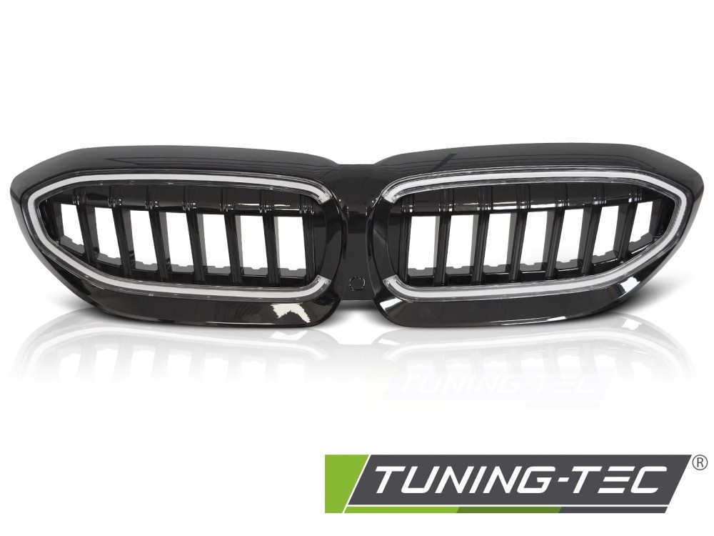 Grille met LED geschikt voor BMW G20/G21 2019-2022 glanzend zwart