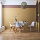 Scandinavische eetkamerstoelen - 4 stuks - beukenhout - eco-leer