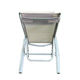 Aluminium tuinset - 2 ligstoelen - 180x58 cm - verstelbare helling