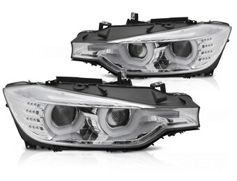 Koplampen BMW F30/F31 10/2011-05/2015 chrome