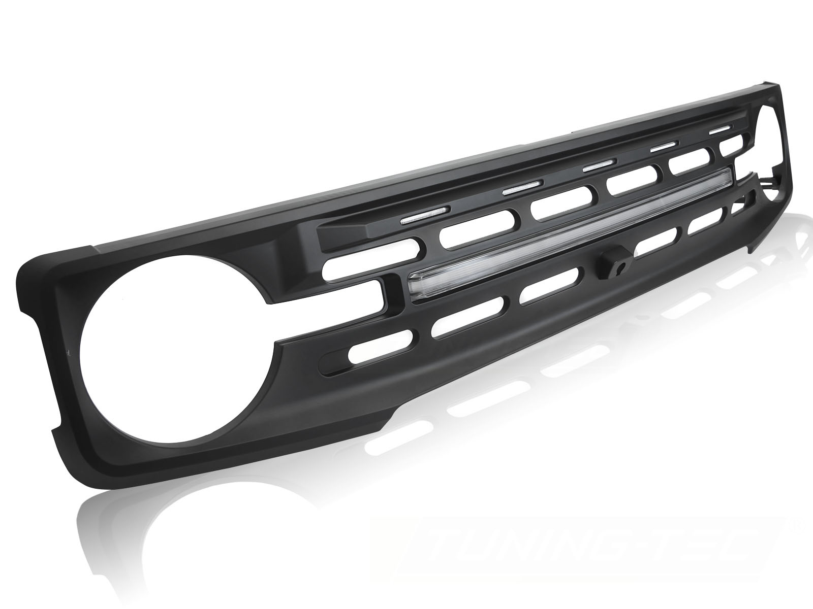 Grille met LED voor FORD BRONCO vanaf 2021 glanzend zwart