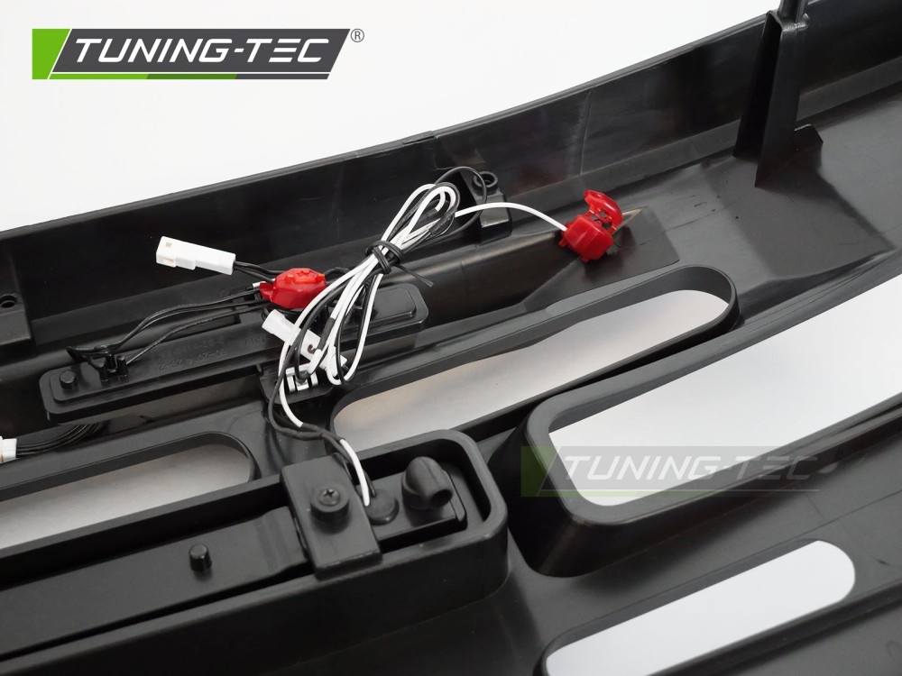 Grille met LED geschikt voor FORD BRONCO vanaf 2021 glanzend zwart