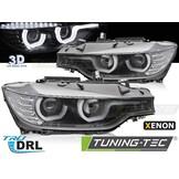 Koplampen BMW F30/F31 10/2011-05/2015 HID BLACK