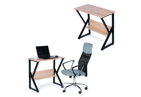 Bureau voor computer - Modern - 80x40x73 cm - Extra plank