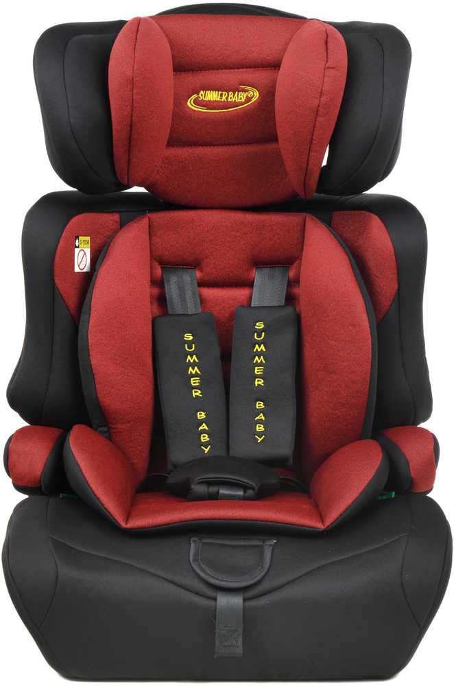 Autostoel - 76-150 cm - 3-punts gordel - verstelbaar - rood