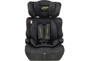 Autostoel - 76-150 cm - 3-punts gordel - verstelbaar - zwart