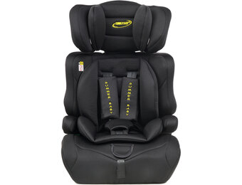 Autostoel - 76-150 cm - 3-punts gordel - verstelbaar - zwart