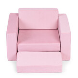 Kinderfauteuil - roze - 8-delig - 120 kg max gewicht