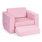 Kinderfauteuil - roze - 8-delig - 120 kg max gewicht