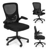 Bureaustoel ergonomisch - zwart - 102-112x61 cm - verstelbare armleuningen