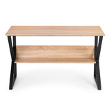 Modern computerbureau - licht eiken - 120x60 cm - extra plank