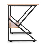 Modern computerbureau - licht eiken - 120x60 cm - extra plank