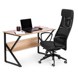 Modern computerbureau - licht eiken - 120x60 cm - extra plank