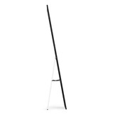 Passpiegel staand - zwart - 40x29x158 cm - antislip poten