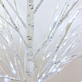 Kunstboom met LED verlichting – 120 cm Berk – Decoratie boom