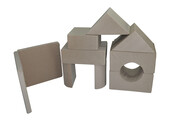 Foam blokken - soft play - ITAKA - 9 delig - beige