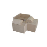 Foam blokken - soft play - ITAKA - 9 delig - beige