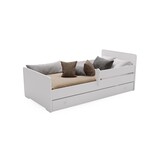 Peuterbed MAX - 160x80 cm - met lade en uitvalbeveiliging - wit