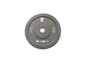 Bumper plates - rubberen halterschijf - 5 kg - Ø 45cm - grijs