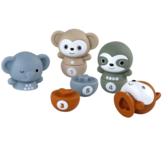 Bowlingset kinderen - 6-delig - diermotieven - educatief