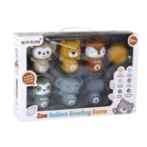 Bowlingset kinderen - 6-delig - diermotieven - educatief