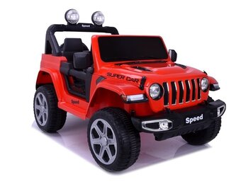 Elektrische auto kind - rood - 4x45W motor - 128x73x80 cm