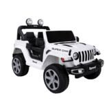 Accu auto - wit - 4x45W motoren met audiosysteem