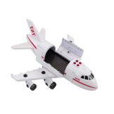 DIY vliegtuig - wit met rood - inclusief gereedschap - 38x35.5 cm