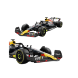 Formule 1-auto - afstand bestuurbaar- navy blauw - 26x13x7 cm - 8 km/u